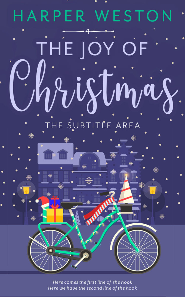 Front view of East Bay #12714 - Premade Literary Fiction Book Cover