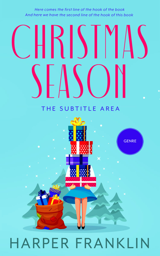 Front view of Spray #12724 - Premade Romance Book Cover