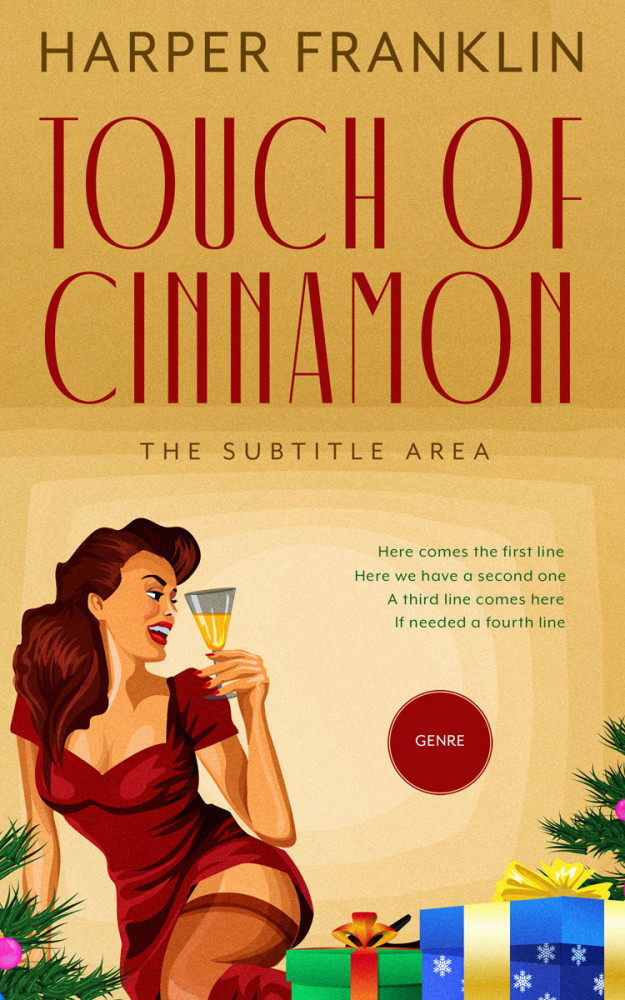 Front view of Equator #12727 - Premade Erotica Book Cover