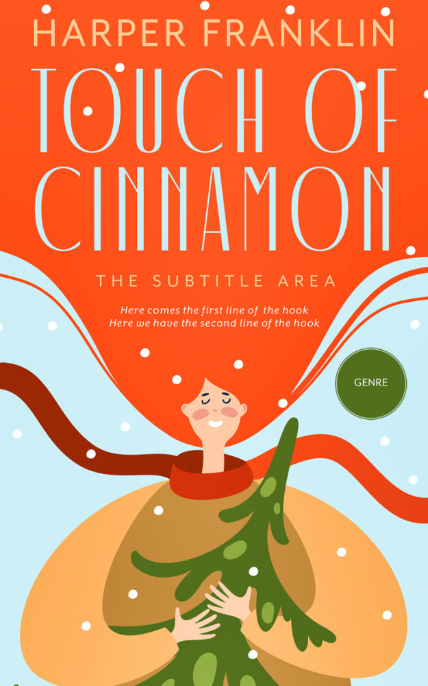 Front view of Pomegranate #12728 - Premade Chick Lit Book Cover