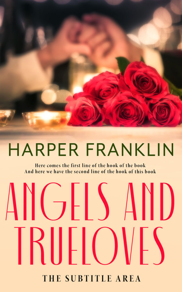 Front view of Cocoa Brown #12735 - Premade Romance Book Cover