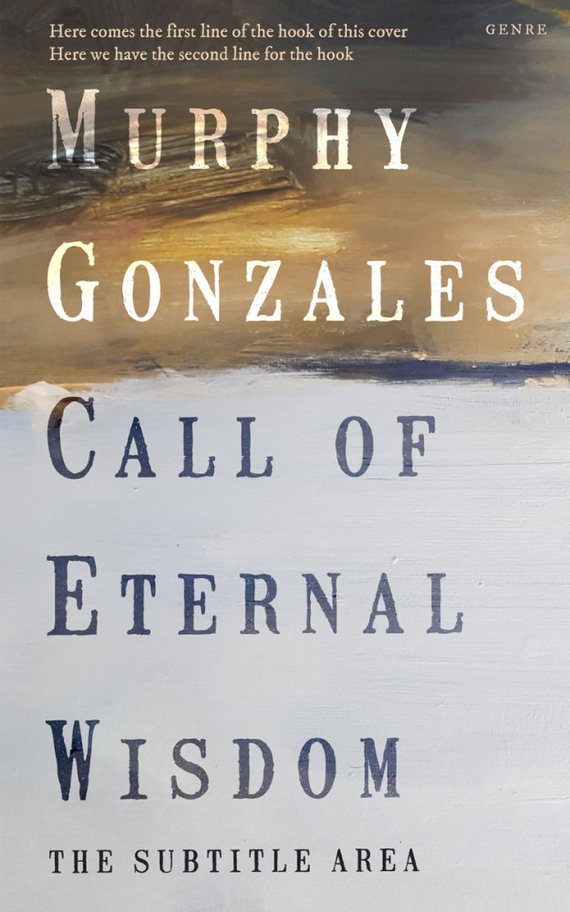 Front view of Cloud #12746 - Premade Abstract Book Cover