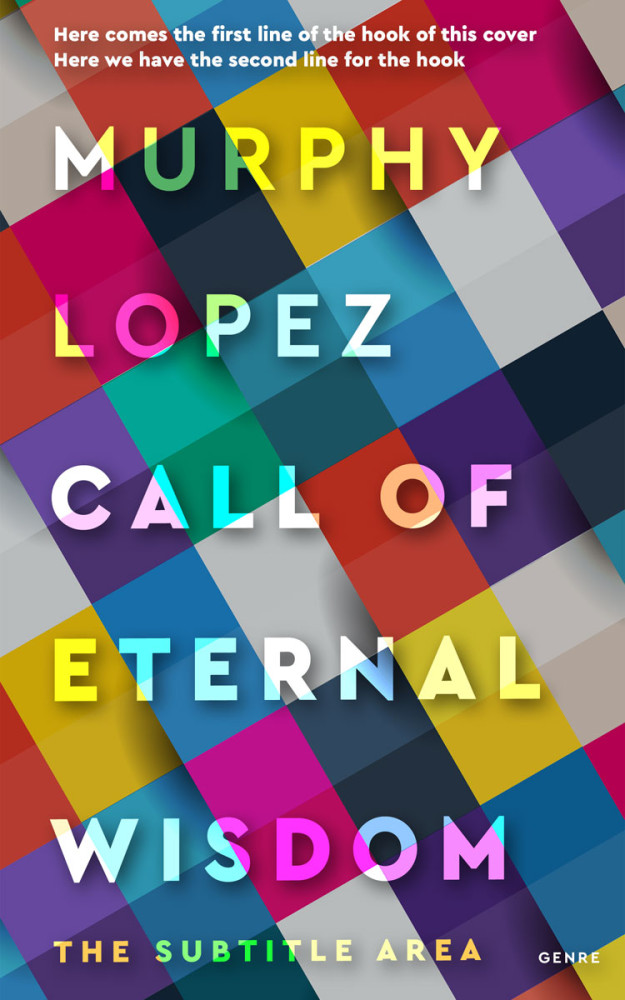 Front view of Astronaut #12748 - Premade Abstract Book Cover