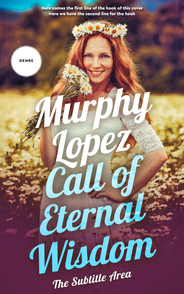 Front view of Congo Brown #12761 - Premade Romance Book Cover