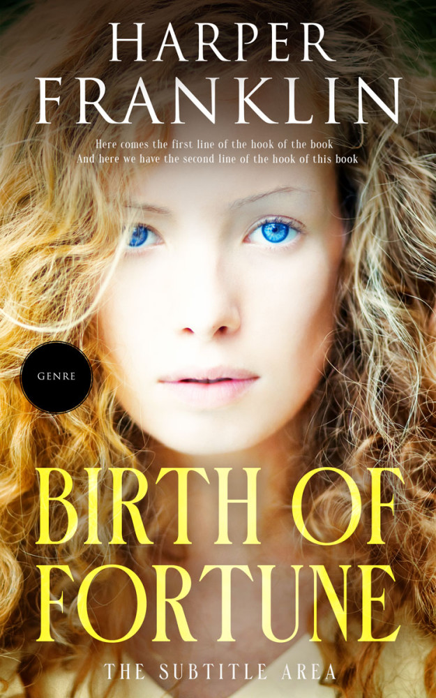 Front view of Limed Oak #12765 - Premade Romance Book Cover