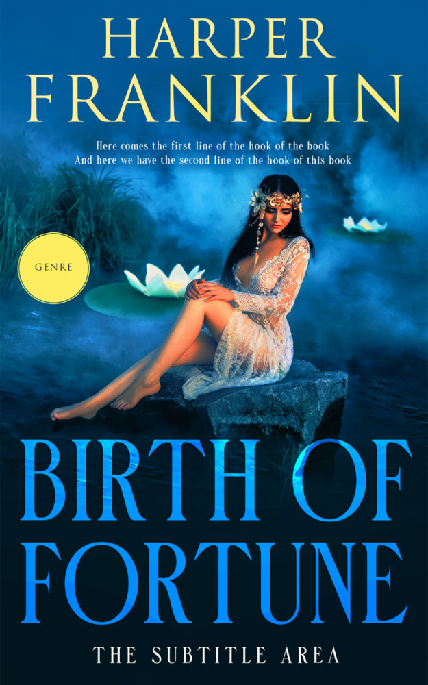 Front view of Tiber #12772 - Premade Fantasy Book Cover