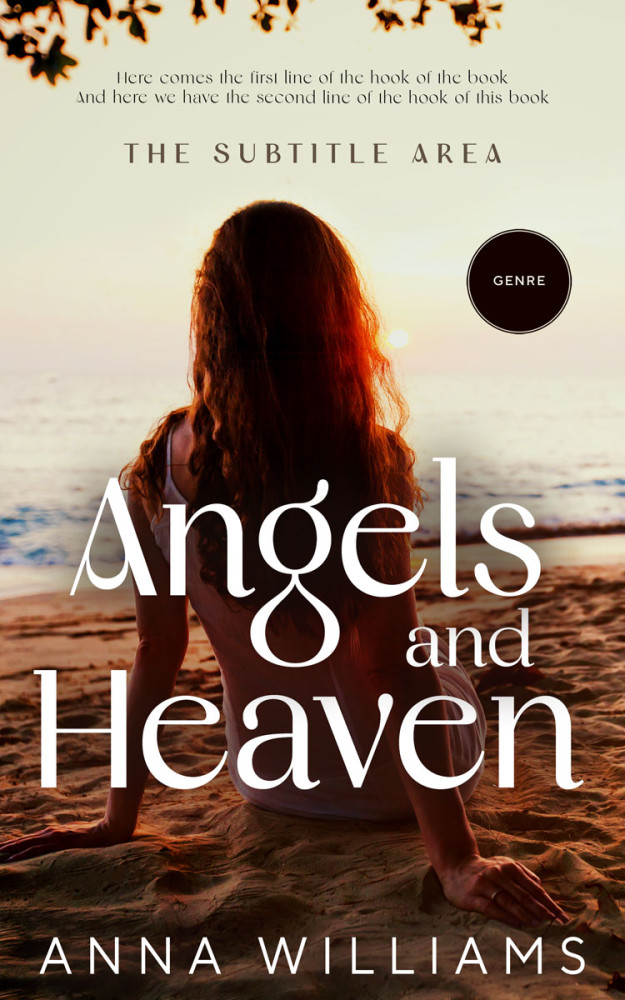 Front view of Graphite #12802 - Premade Literary Fiction Book Cover