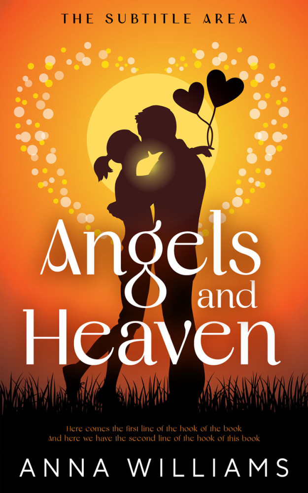 Front view of Asphalt #12803 - Premade Romance Book Cover