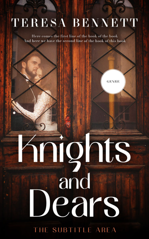 Front view of Eclipse #12824 - Premade Romance Book Cover