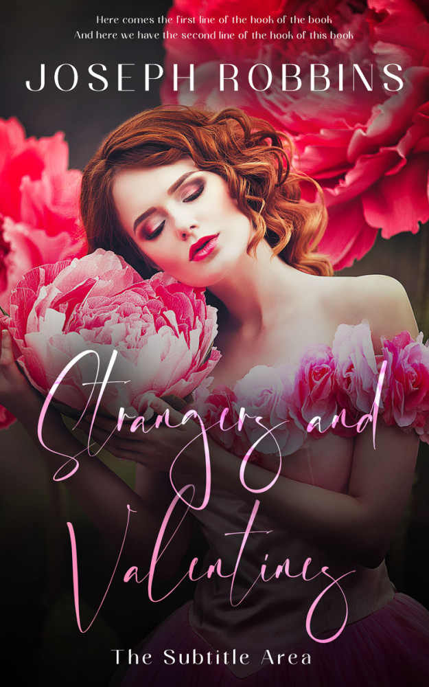 Front view of Charm #12832 - Premade Romance Book Cover