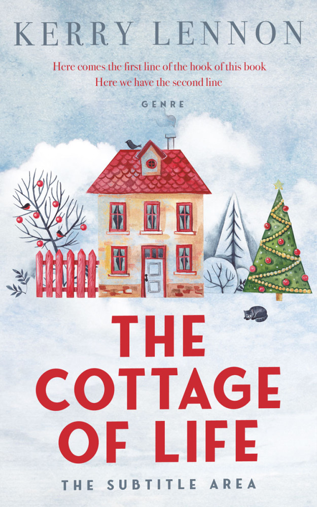 Front view of Geyser #12845 - Premade Literary Fiction Book Cover