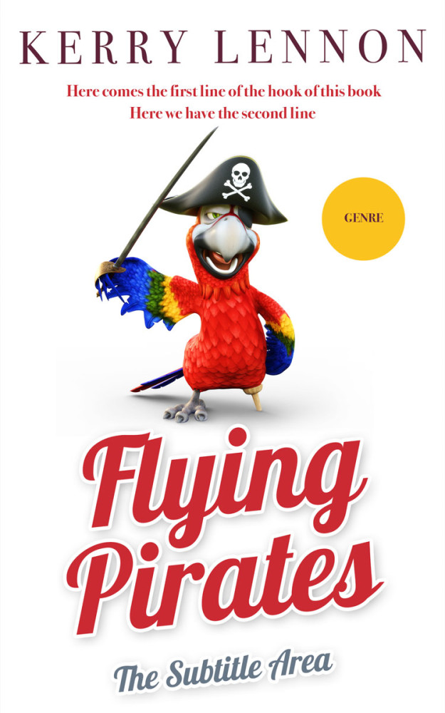 Front view of Brick Red #12847 - Premade Teen & Young Adult Book Cover