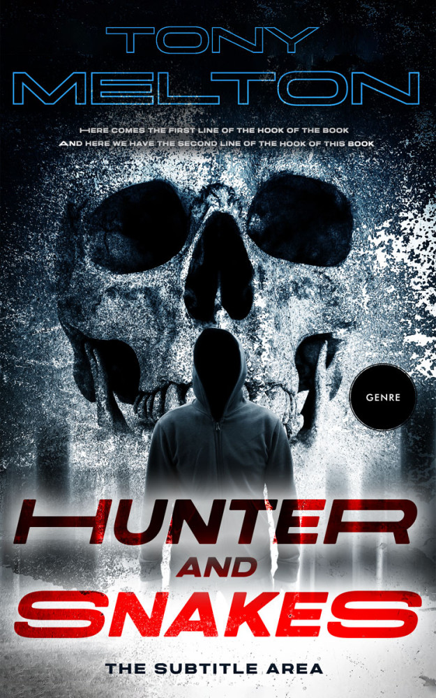 Front view of Cold Turkey #12860 - Premade Action & Adventure Book Cover