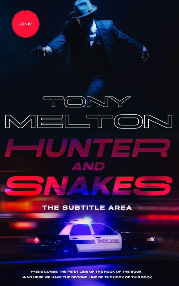 Front view of Ebony #12863 - Premade Mystery & Thriller & Suspense Book Cover