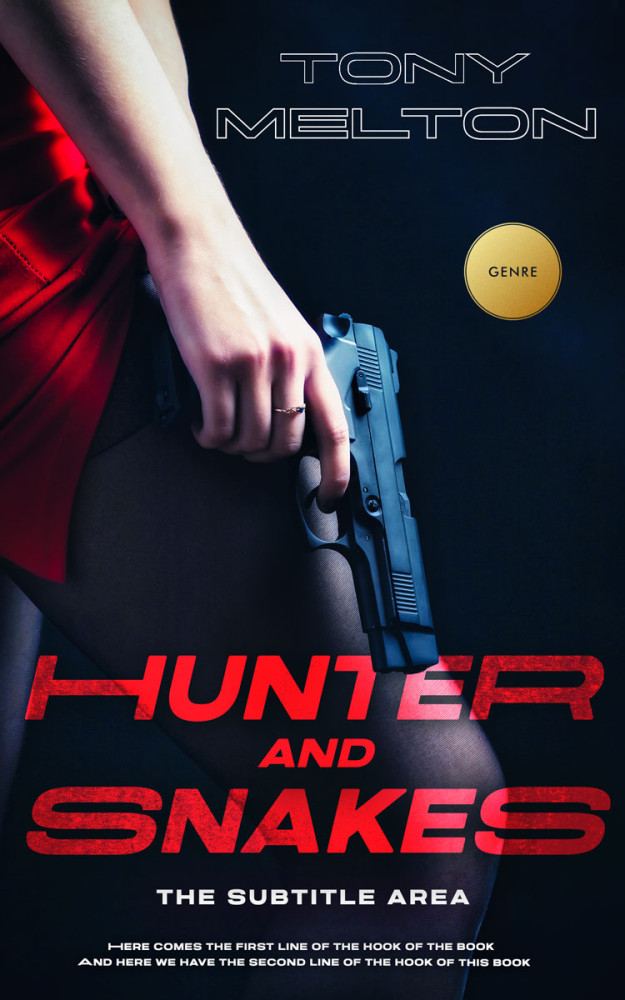 Front view of Vulcan #12864 - Premade Mystery & Thriller & Suspense Book Cover