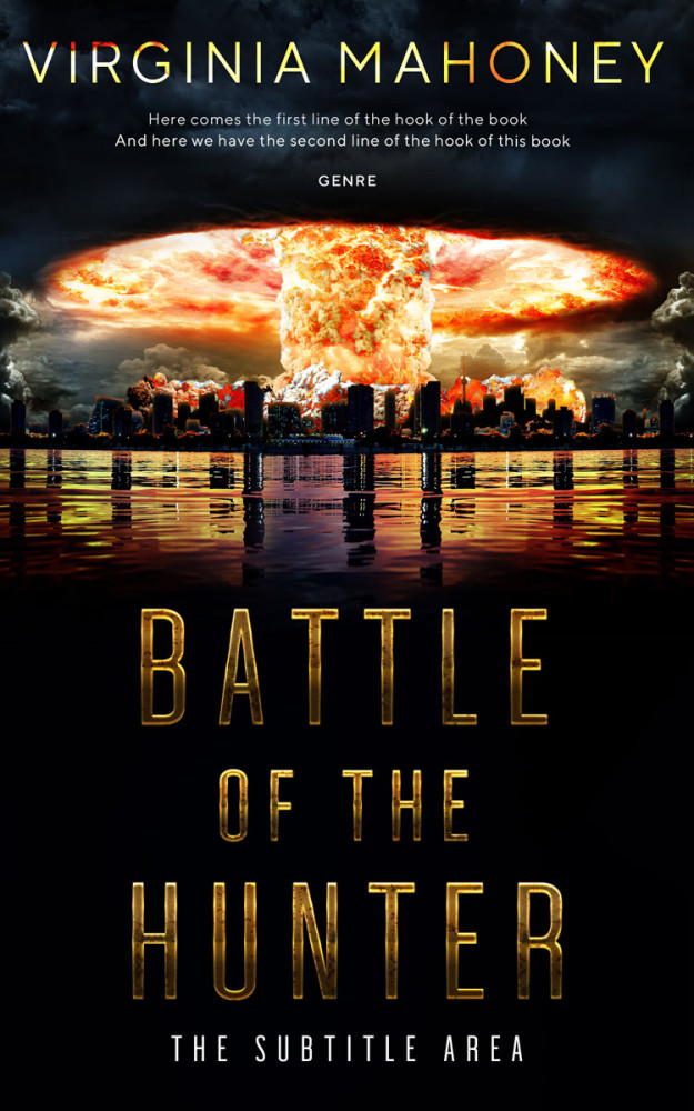 Front view of Di Serria #12866 - Premade Apocalyptica Book Cover