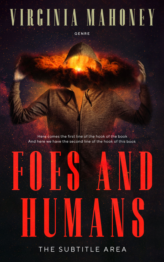 Front view of Gondola #12877 - Premade Action & Adventure Book Cover