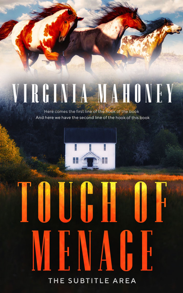 Front view of Dune #12892 - Premade Western Book Cover