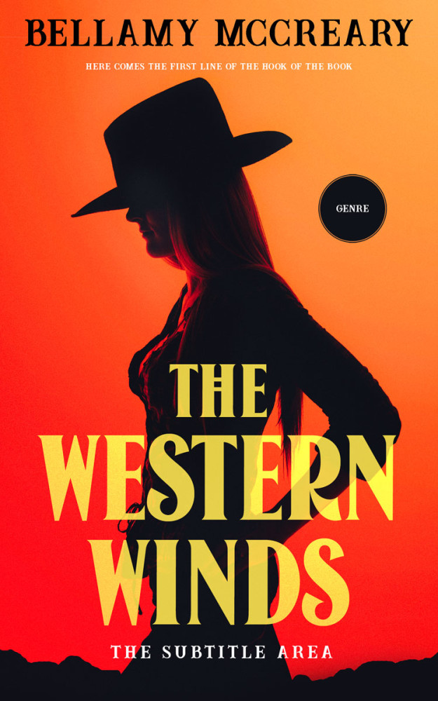 Front view of Flamingo #12923 - Premade Erotica Book Cover