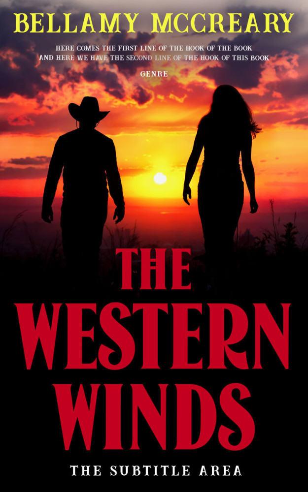 Front view of Gondola #12924 - Premade Romance Book Cover