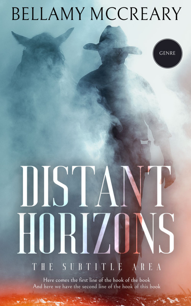 Front view of Regent Gray #12927 - Premade Action & Adventure Book Cover