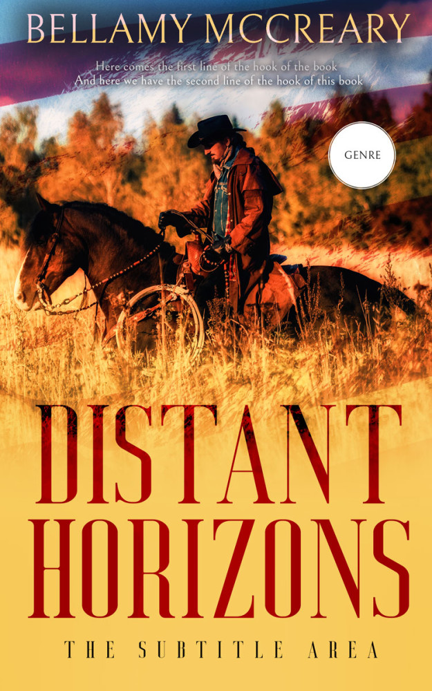 Front view of Ronchi #12929 - Premade Action & Adventure Book Cover