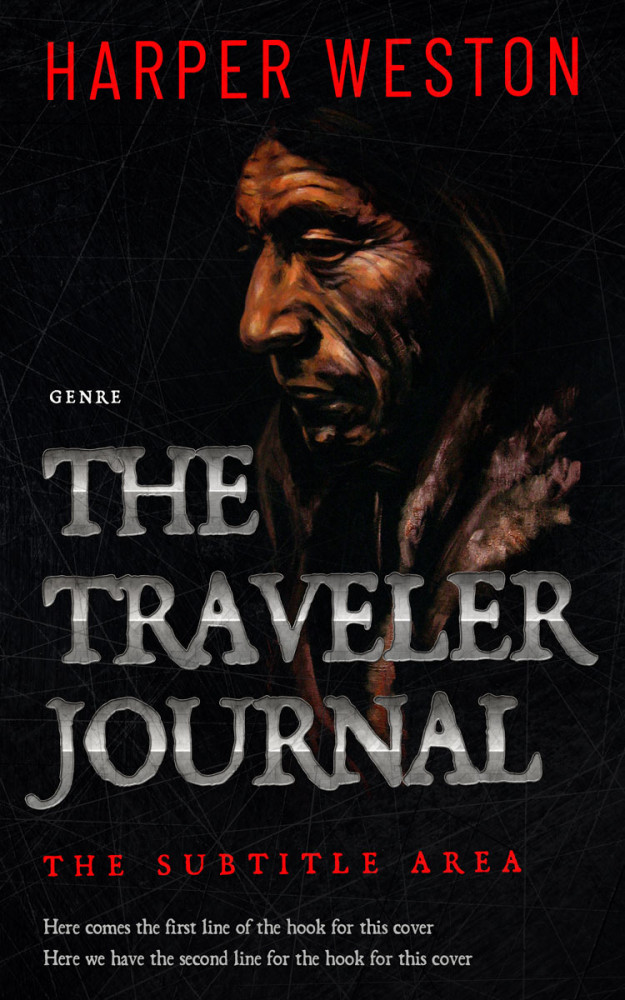 Front view of Woodsmoke #12941 - Premade Abstract Book Cover