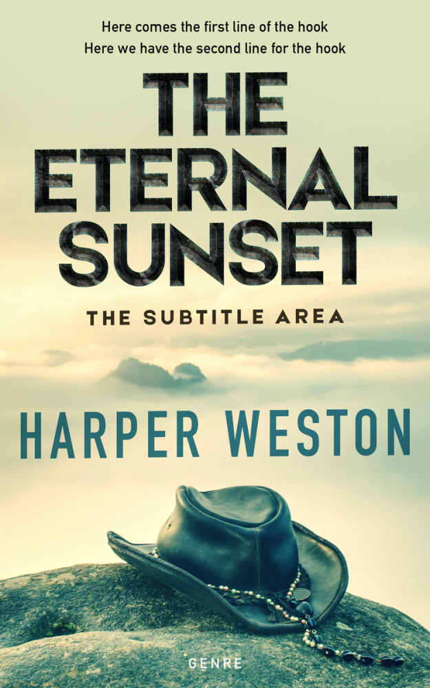 Front view of Plantation #12947 - Premade Action & Adventure Book Cover