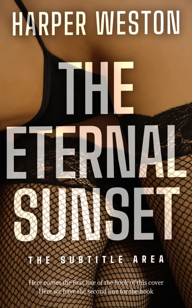 Front view of Black Marlin #12952 - Premade Erotica Book Cover