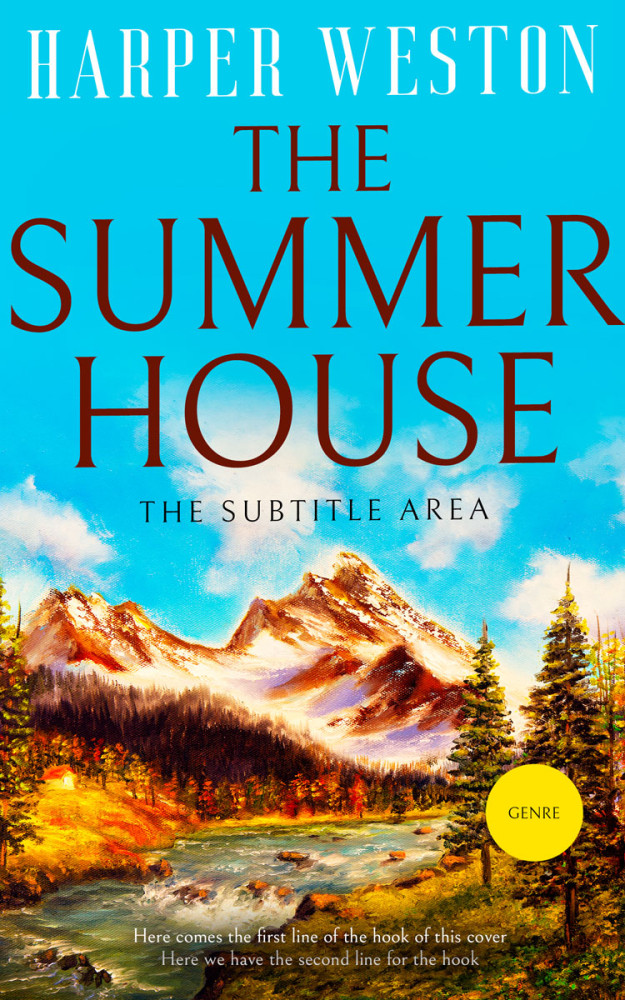 Front view of Tumbleweed #12960 - Premade Abstract Book Cover