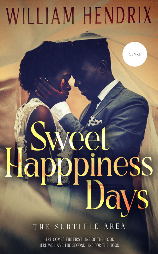 Front view of Charade #13002 - Premade Romance Book Cover