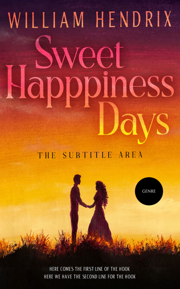 Front view of Tamarind #13007 - Premade Romance Book Cover