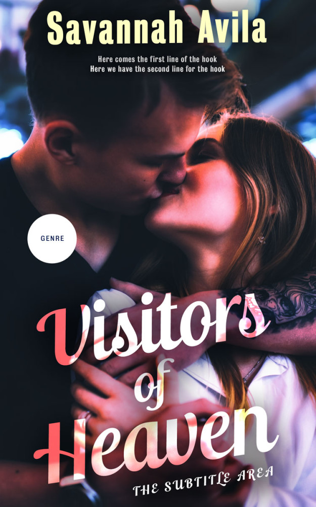 Front view of Blossom #13031 - Premade Romance Book Cover