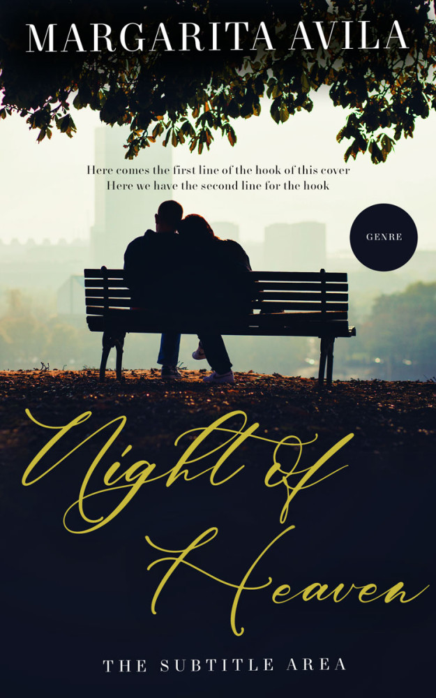 Front view of Bunker #13035 - Premade Romance Book Cover