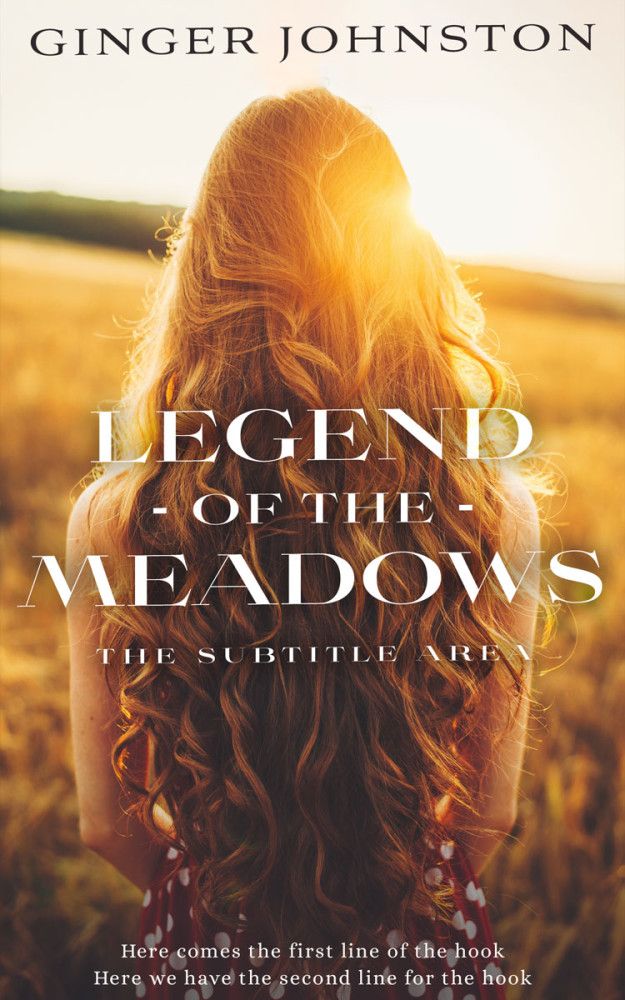 Front view of White Linen #13052 - Premade Romance Book Cover