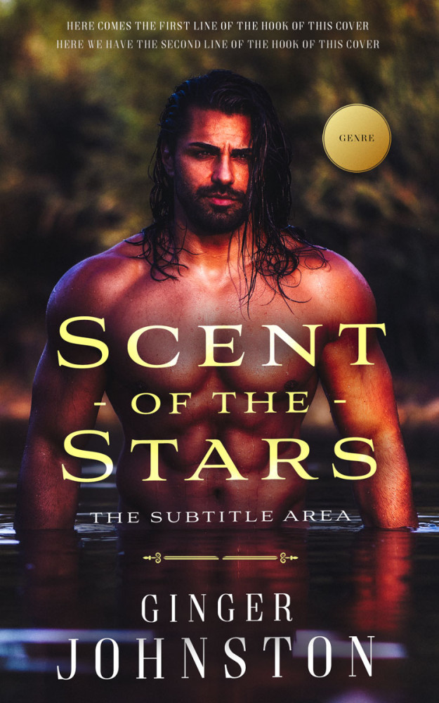 Front view of Cocoa Brown #13069 - Premade Erotica Book Cover