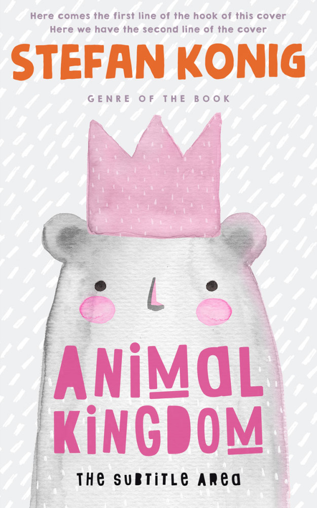 Front view of Bon Jour #13108 - Premade Abstract Book Cover