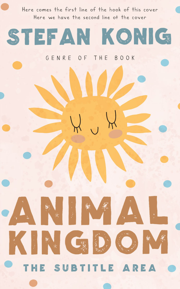 Front view of Linen #13113 - Premade Abstract Book Cover