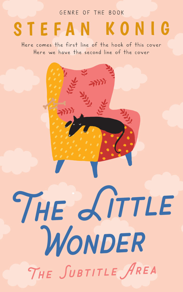 Front view of Apricot Peach #13118 - Premade Teen & Young Adult Book Cover