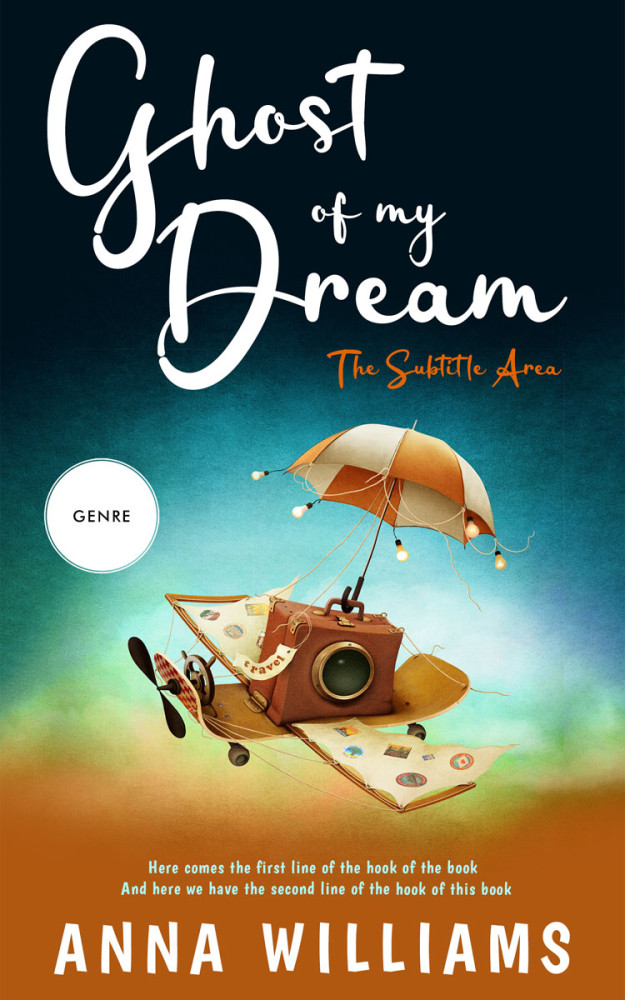 Front view of Timber Green #13201 - Premade Fantasy Book Cover