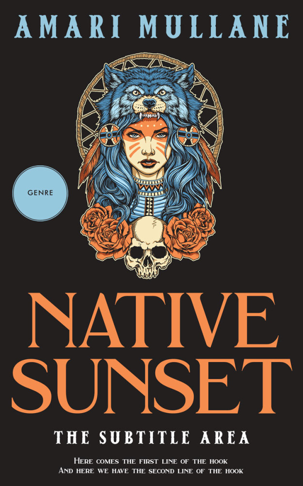 Front view of Thunder #13300 - Premade Paranormal & Urban Book Cover