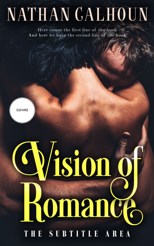 Front view of Harvest Gold #13303 - Premade Erotica Book Cover