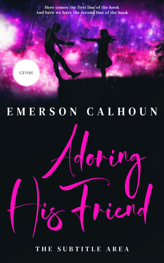 Front view of Orchid #13390 - Premade Romance Book Cover