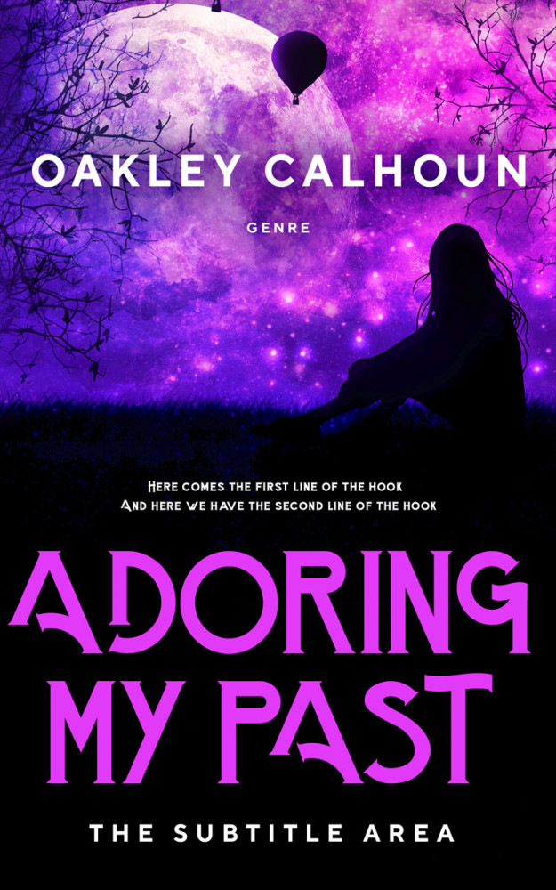 Front view of Ebony #13478 - Premade Romance Book Cover