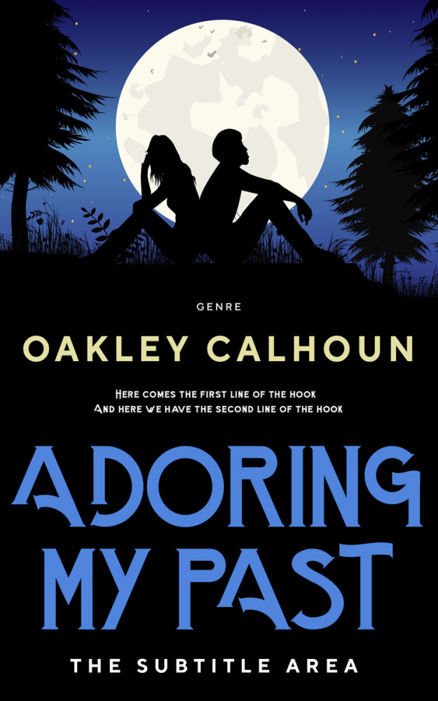 Front view of White Rock #13481 - Premade Romance Book Cover