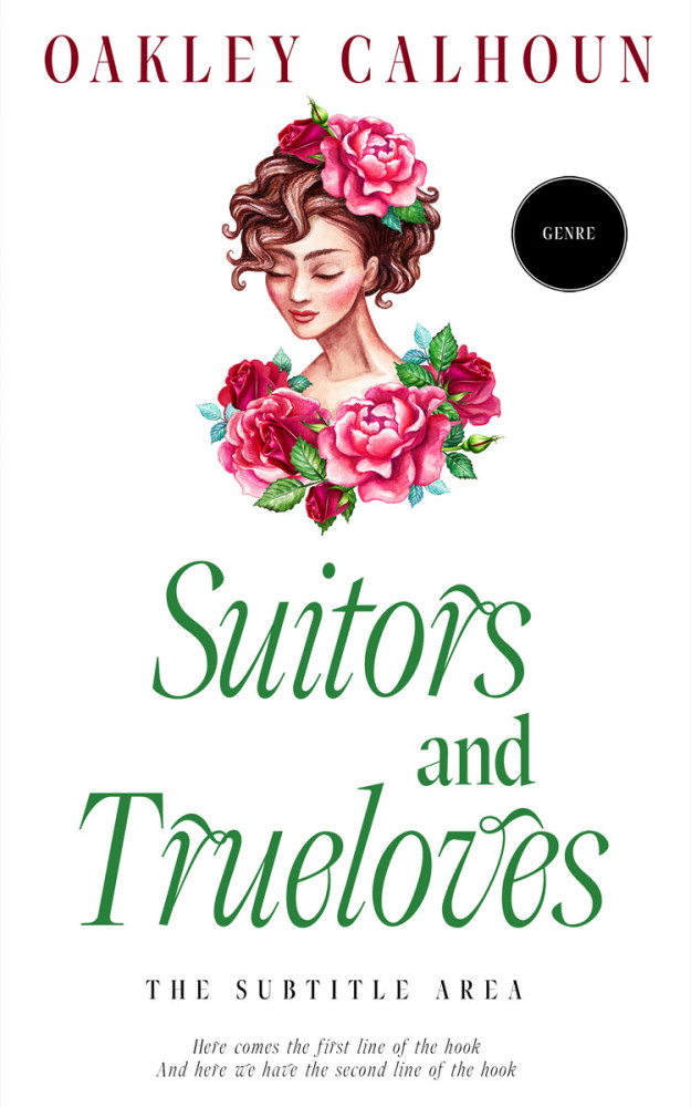 Front view of Everglade #13516 - Premade Erotica Book Cover