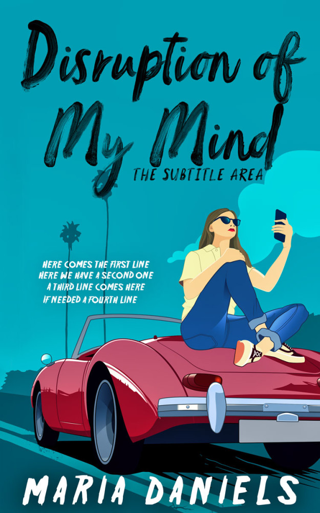 Front view of Blue Chill #13549 - Premade Travel Book Cover