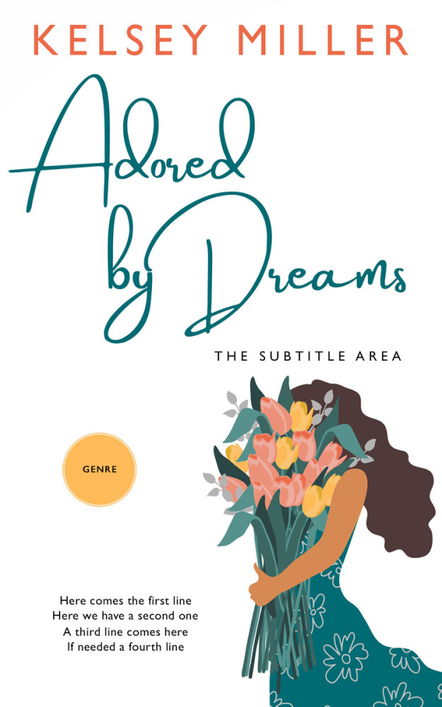 Front view of Casal #13581 - Premade Abstract Book Cover