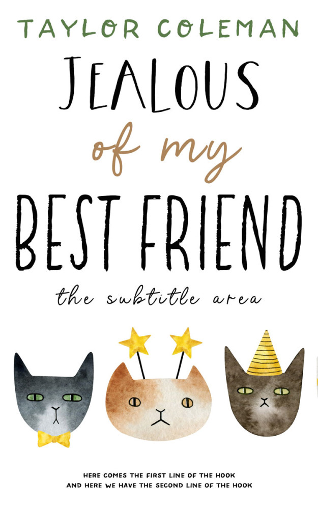 Front view of Vanilla #13604 - Premade Teen & Young Adult Book Cover