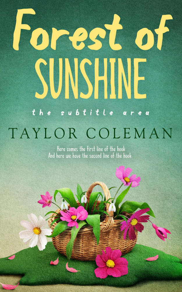 Front view of Oxley #13622 - Premade Fantasy Book Cover